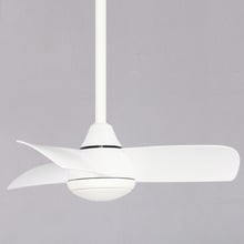 Mini 71cm DC Ceiling Fan with Tri-Colour LED